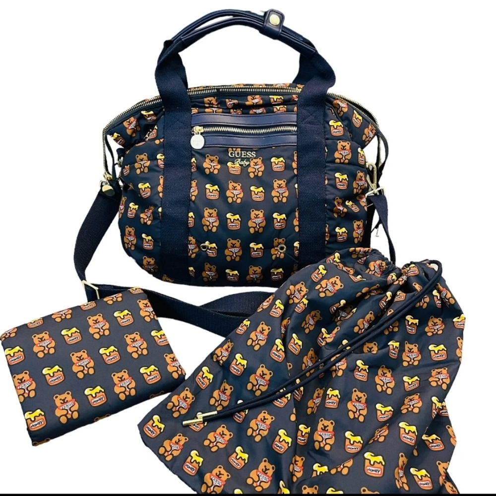 Extremely RARE HTF   Guess 3 way diaper bag